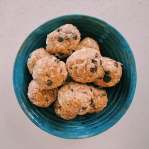 peanut butter coconut balls