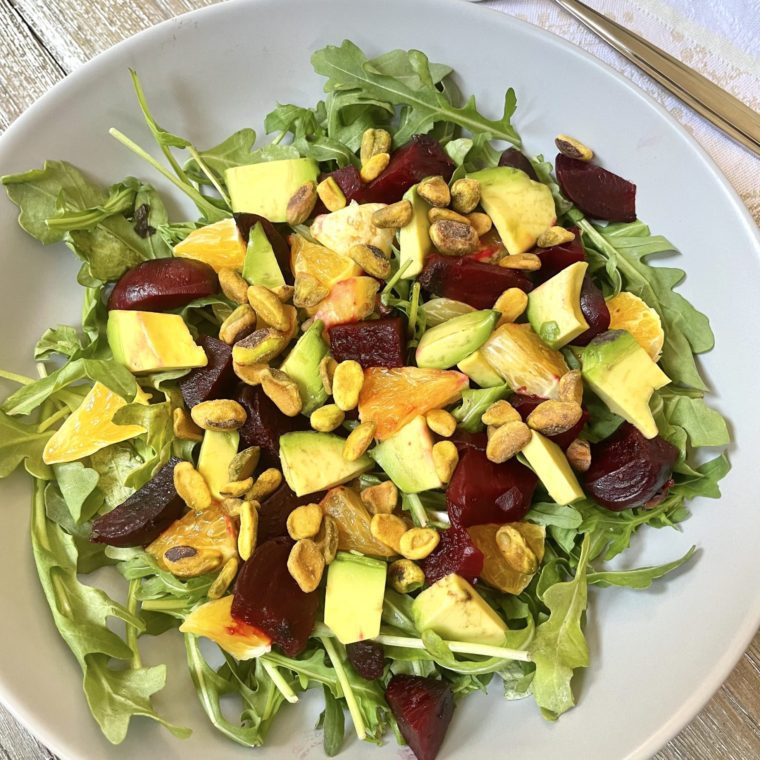 Orange and Beet Salad with Citrus Dressing