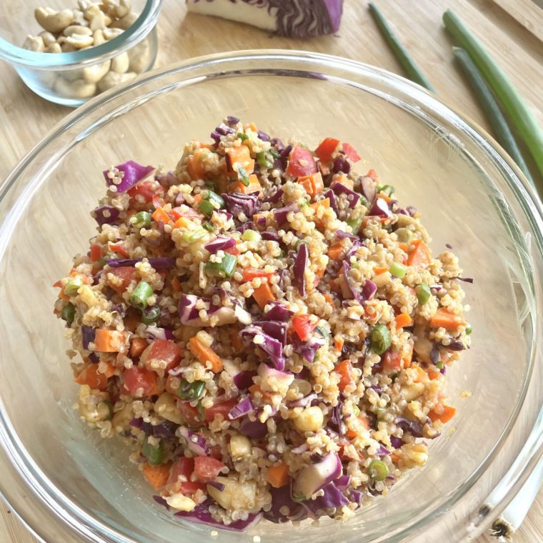 Thai Peanut Quinoa Salad