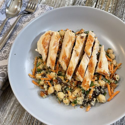 moroccan quinoa salad